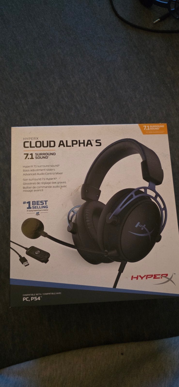 HyperX Cloud Alpha S, Enlèvement ou Envoi, Bleu, HyperX, Surround