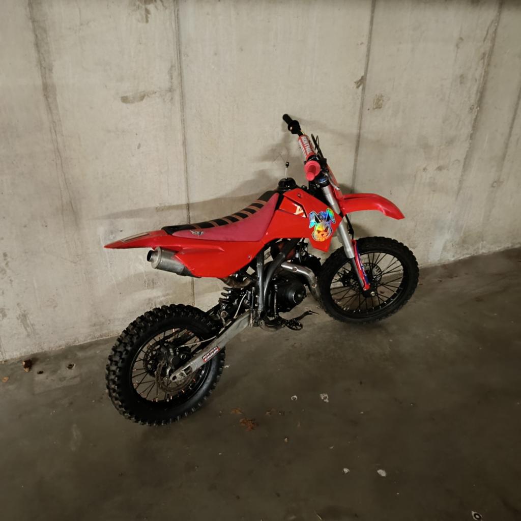 Crosser 85cc, Ophalen