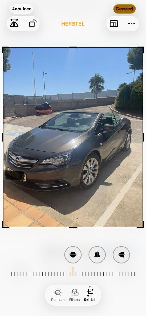 Opel cascada, Ophalen