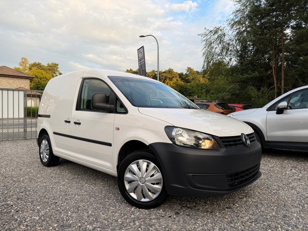 Volkswagen Caddy 2.0 TDi 140pk EURO5b '14 + 12M GARANTIE, Auto's, Gebruikt, Wit, Bedrijf, 2 zetels