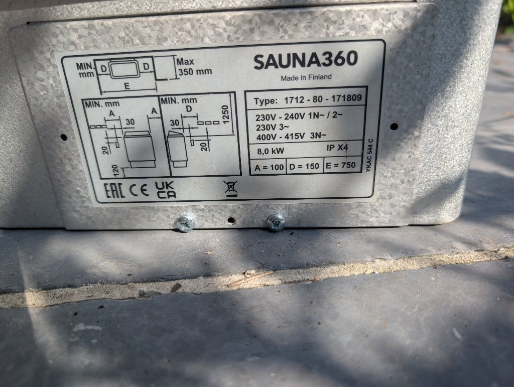Sauna kachel helo, Ophalen, Nieuw, Fins of Traditioneel, Onderdelen