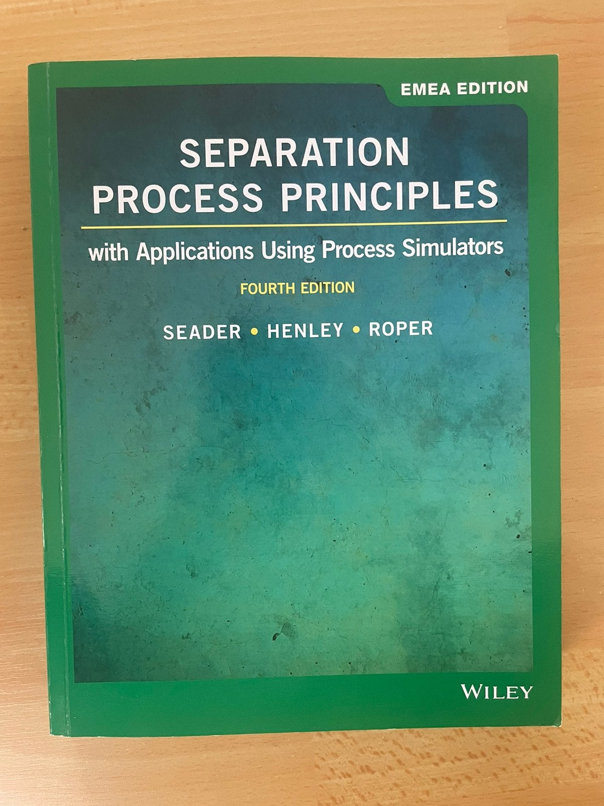 Seperation Process Principles, Livres, Enlèvement ou Envoi, Comme neuf