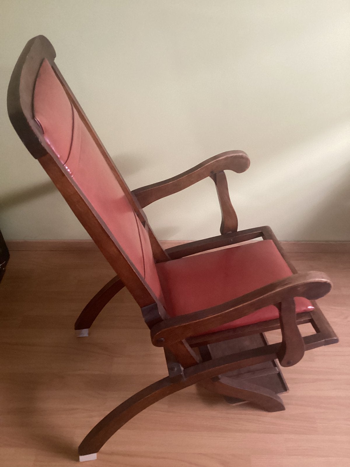 Victorian reclining campaign armchair, Antiek en Kunst, Ophalen