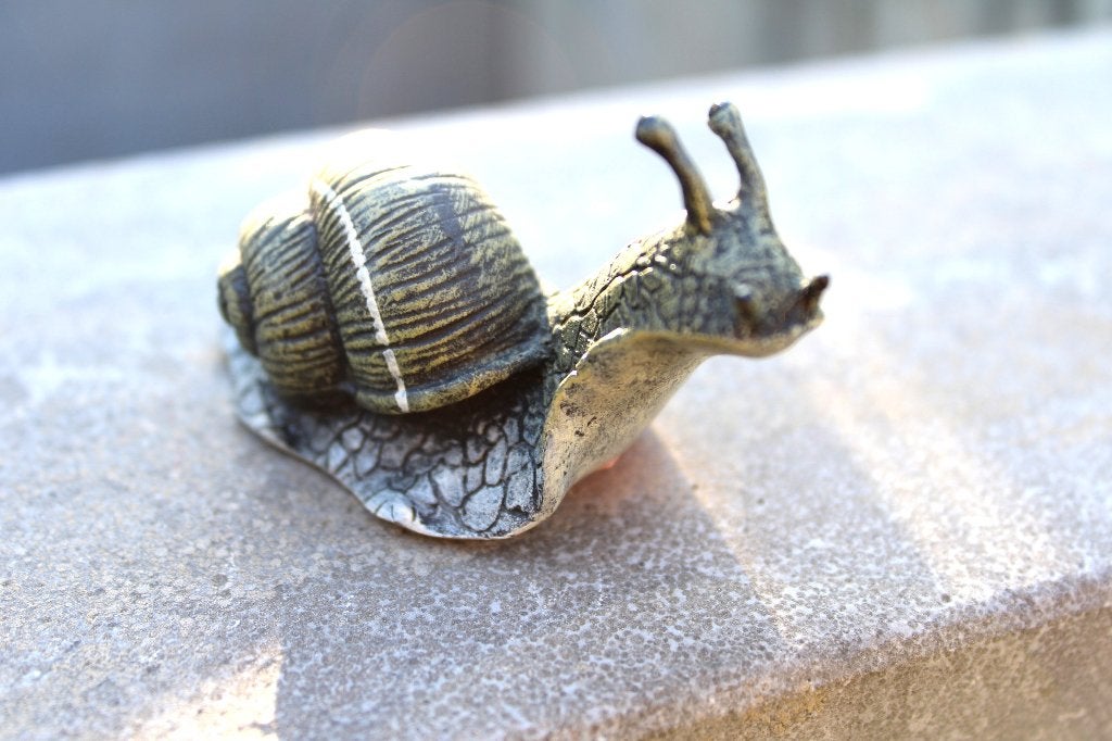 escargot en bronze pat couleurs . BERGMANN, Enlèvement ou Envoi, Bronze