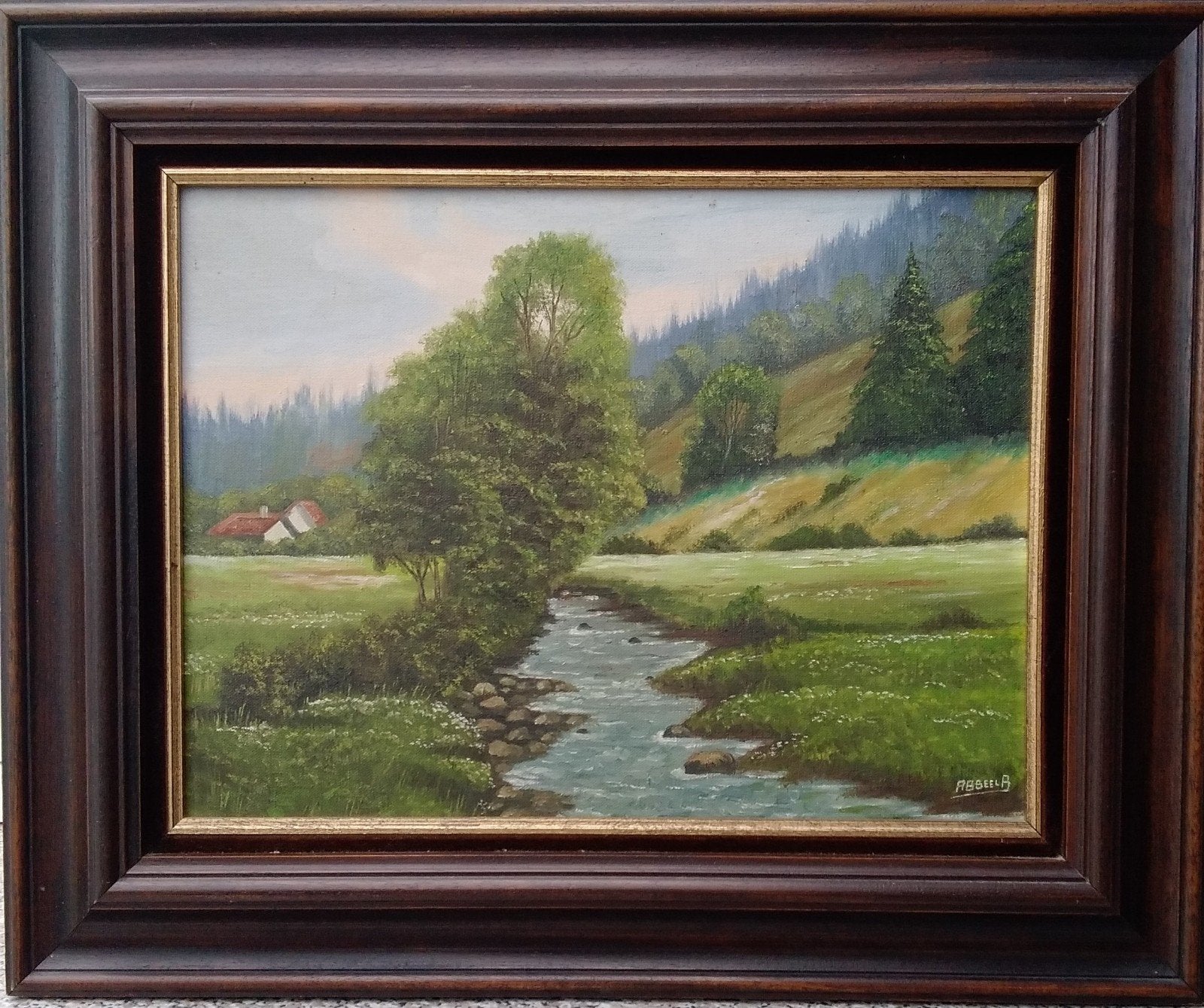 Klassiek landschap met water, Ophalen, Klassiek, Landschap