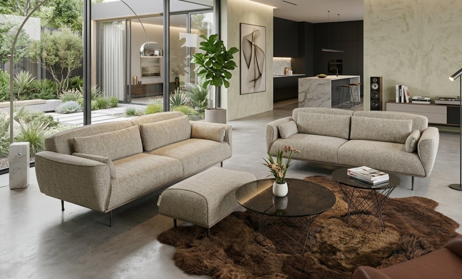 JORI Salon Eden (Nieuw), Huis en Inrichting, Ophalen of Verzenden, Zo goed als nieuw, Leer, Leolux vitra togo sede artifort cassina knoll eames italia