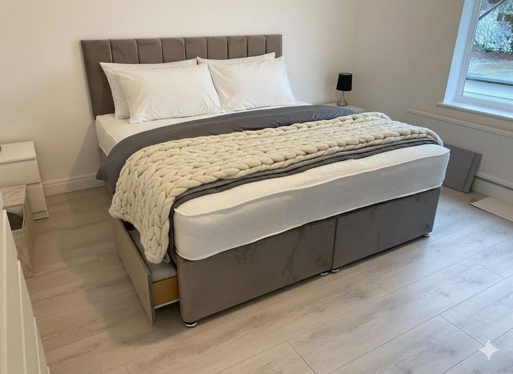 * Goedkoop 160x200 Bed met Matras en Opbergruimte – Aanbiedi, Ophalen of Verzenden