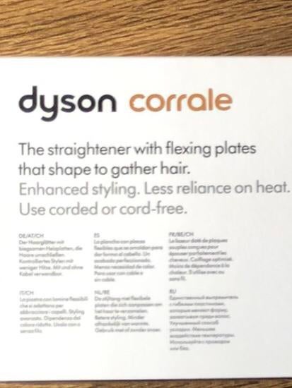 Dyson Corrale stijltang nieuw in de doos