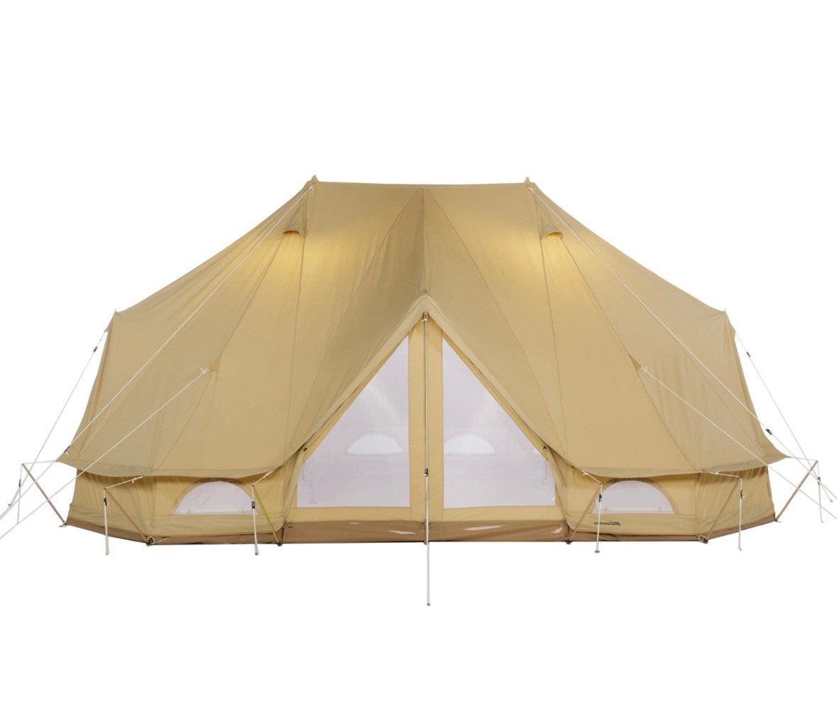Glamping tent, sibley 600 twin 6x4m met 2 binnententen, Ophalen, Zo goed als nieuw