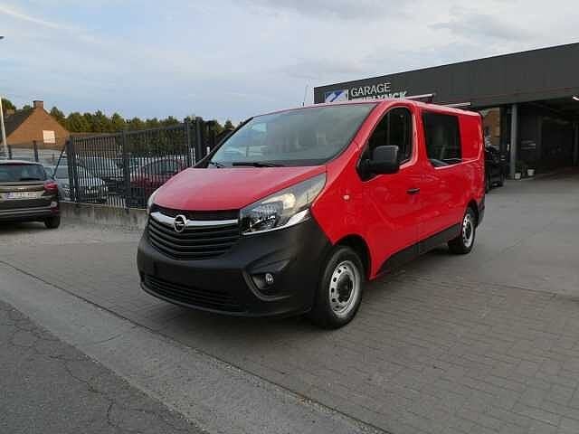 Opel Vivaro Lichte Vracht 6pl Dubbele Cabine 1.6D 95pk, Auto's, Bestelwagens en Lichte vracht, Parkeerassistent, 174 g/km, Euro 6