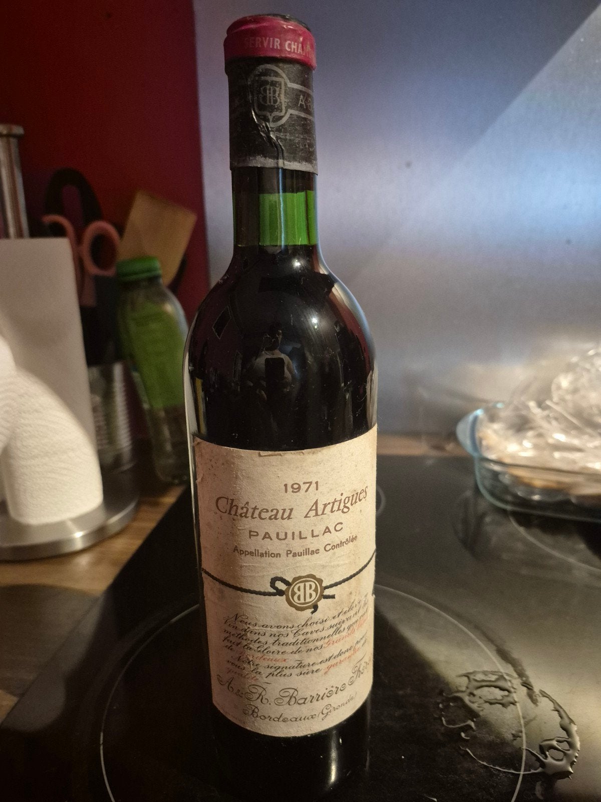 millésime de 1971 rouge 75 ml, Ophalen of Verzenden, Overige gebieden