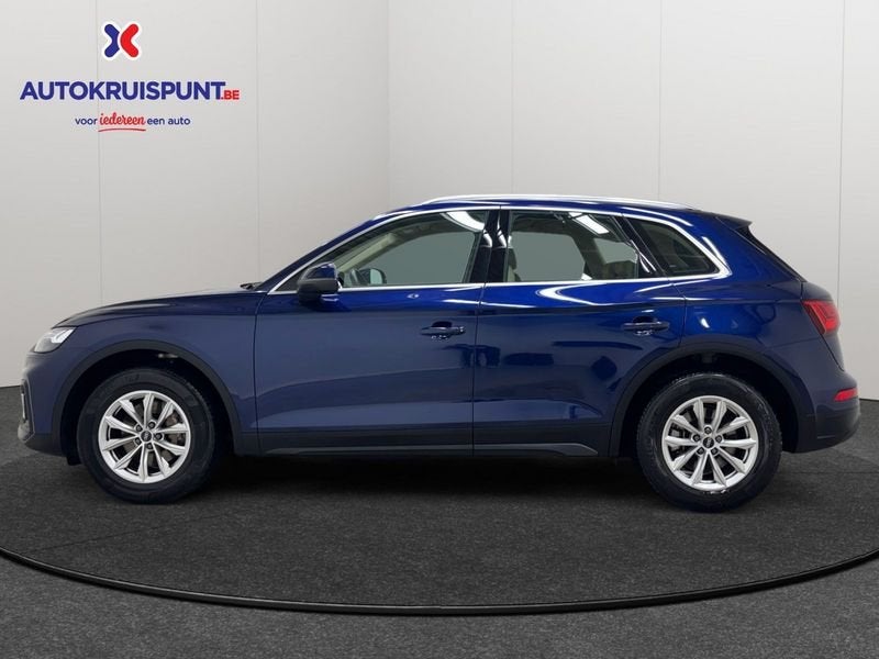 Audi Q5, Auto's, Gebruikt, Beige, 4 cilinders, Leder