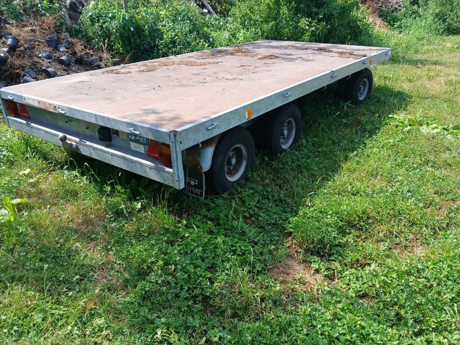 Schamelwagen voor tractor., Enlèvement