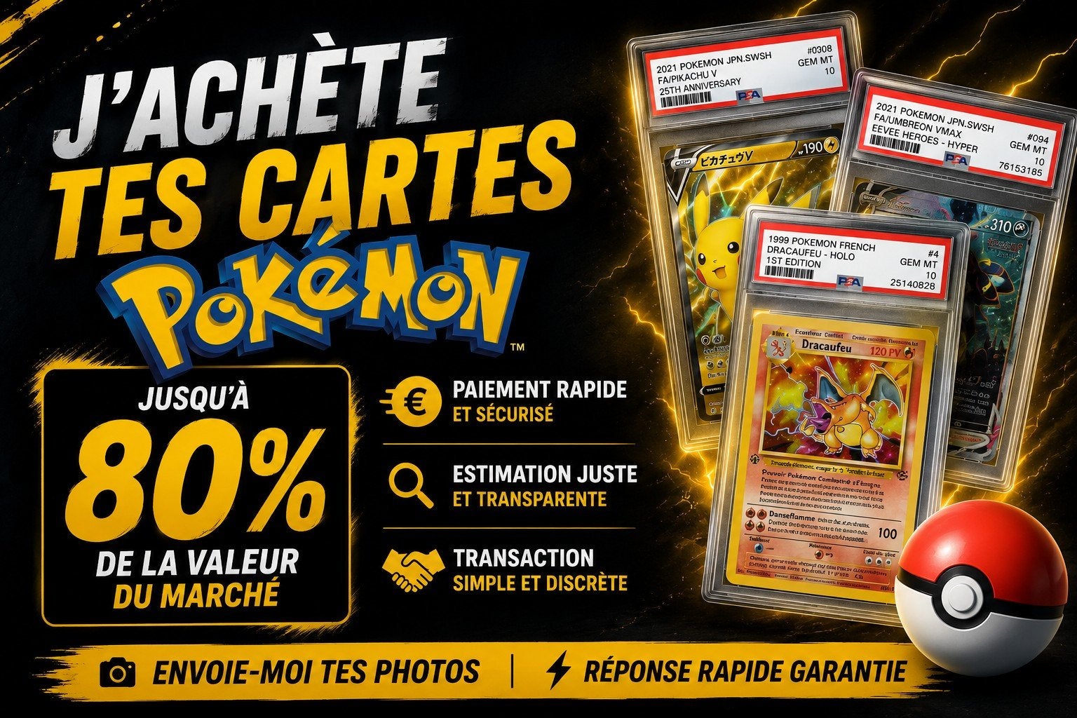 Rachat de cartes pokémon à bon prix !, Hobby & Loisirs créatifs, Timbres épargne