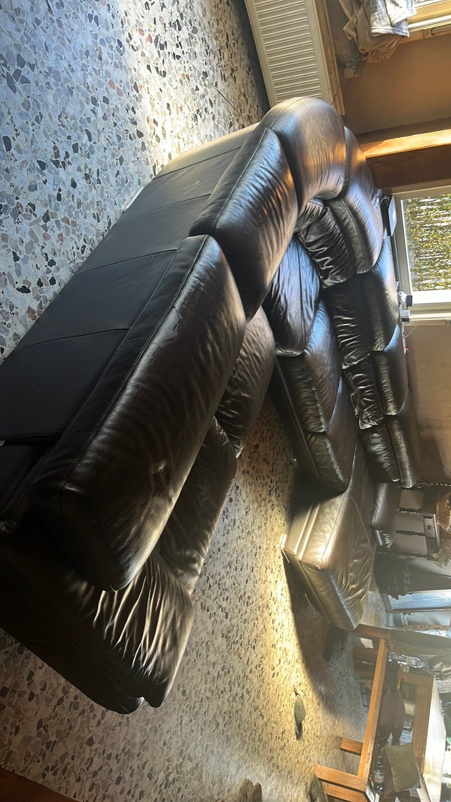 salon leder, Ophalen