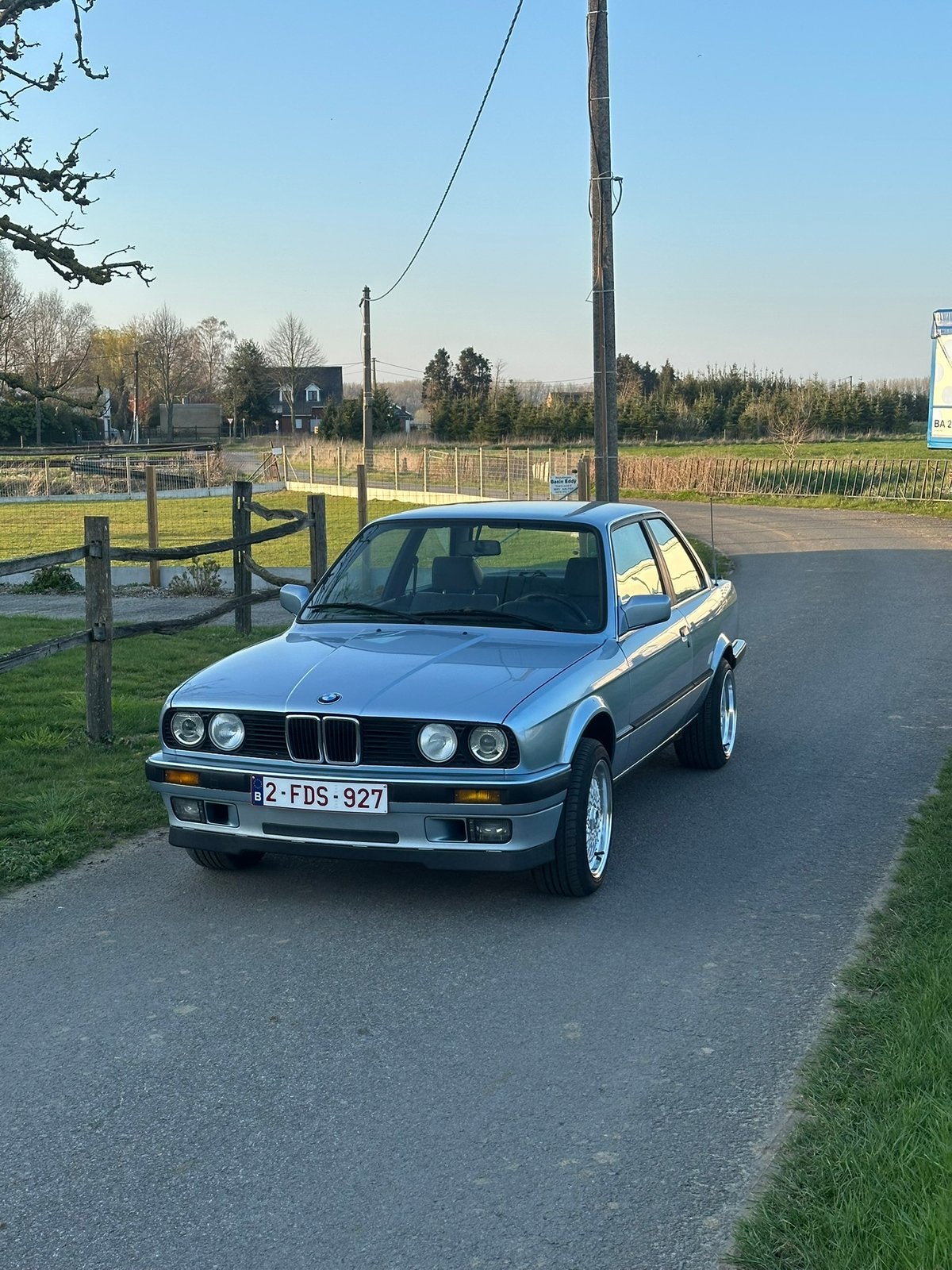 BMW E30 318i 1991, Autos, Achat, Boîte manuelle, Bleu, 2 portes
