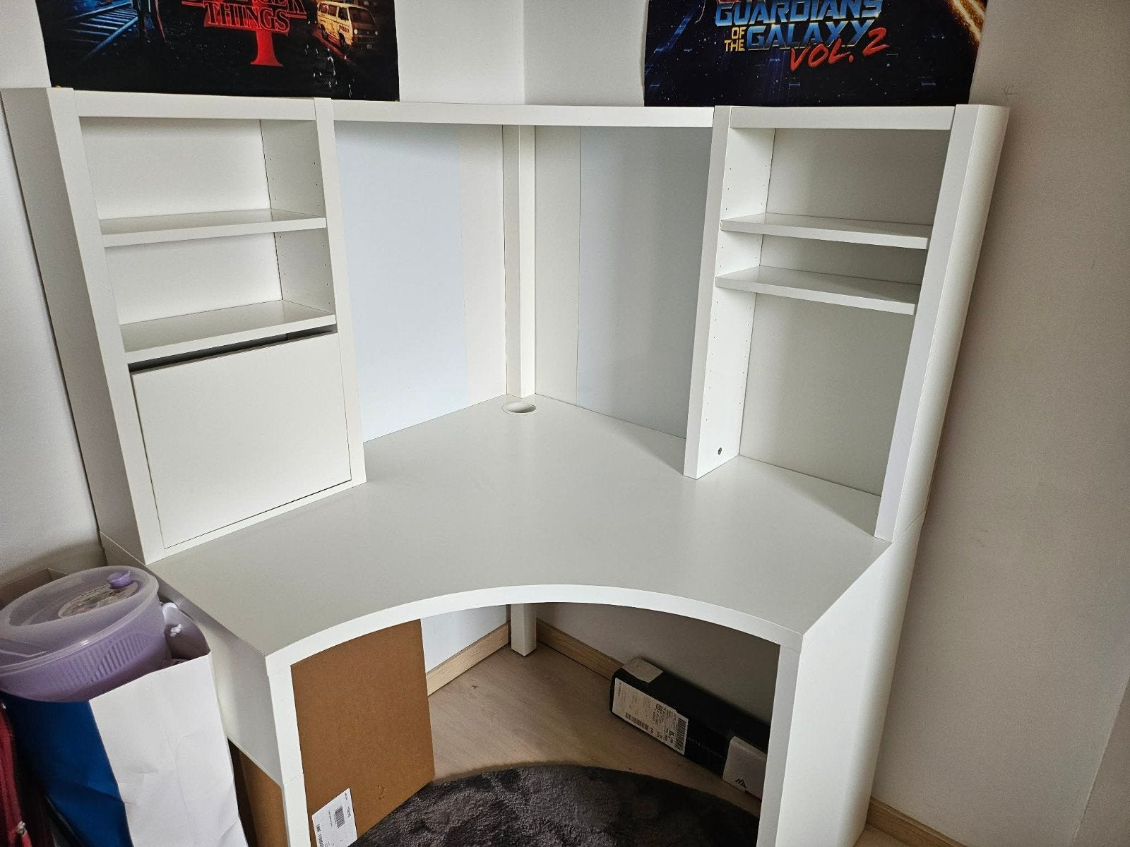 Bureau angle Ikea Micke, Maison & Meubles