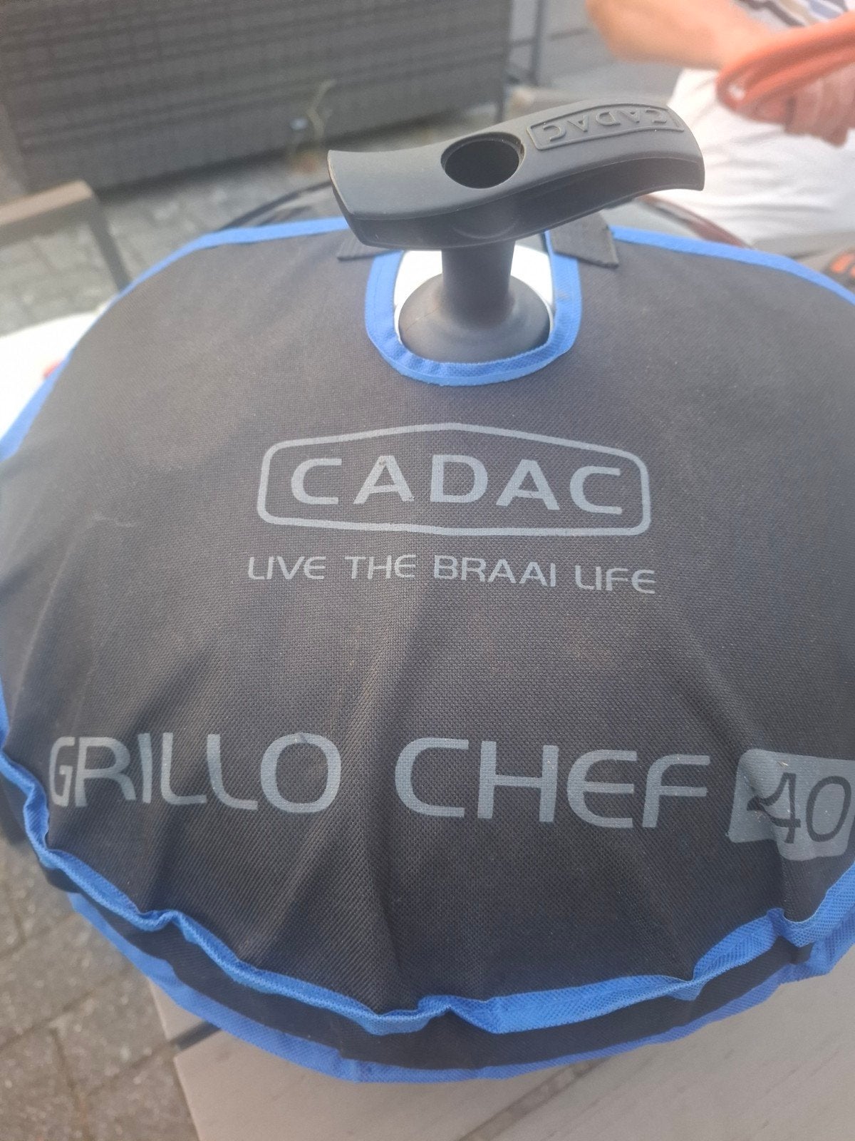 Cadac grillo chef 40 met paellapan, Ophalen