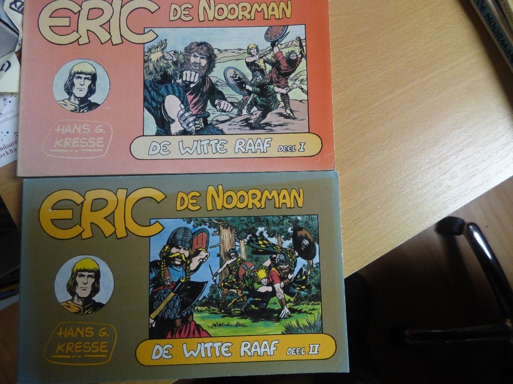 eric de noorman , de witte raaf compleet nr 1 en 2, Boeken, Ophalen of Verzenden