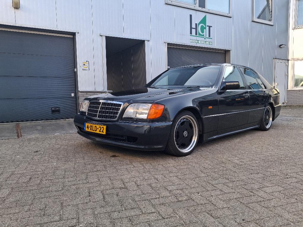 Mercedes-Benz W140 AMG PAKKET, Auto's, Mercedes-Benz, Automaat, Achterwielaandrijving, Zwart, Leder