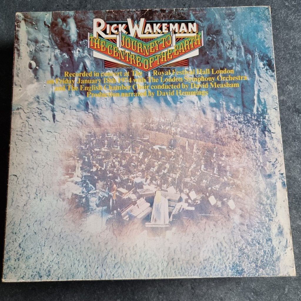 LP Rick Wakeman – Journey To The Centre Of The Earth, CD & DVD, Vinyles | Rock, Enlèvement ou Envoi, Rock progressif, Utilisé