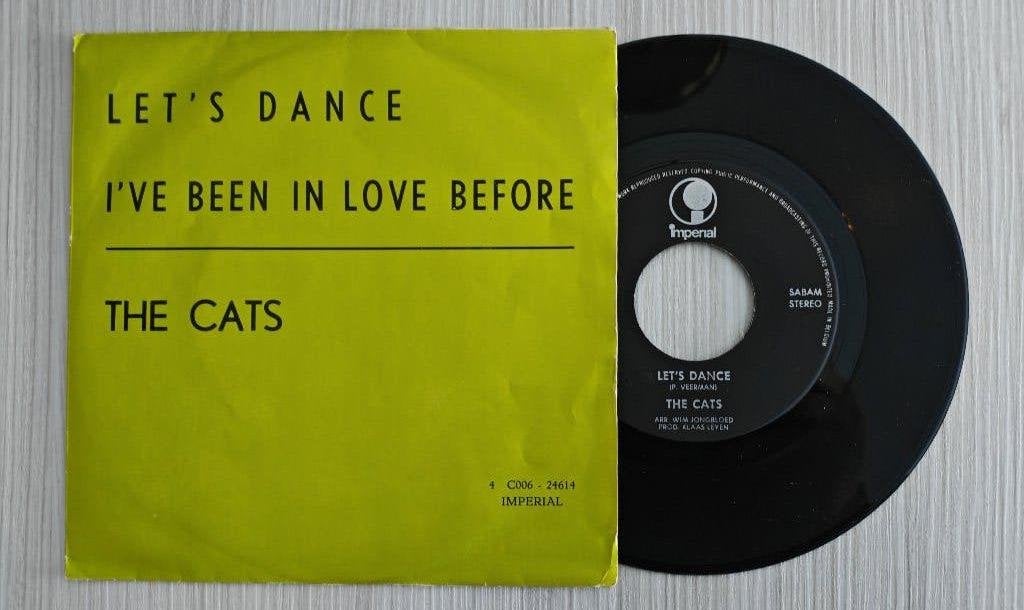 THE CATS - Let's dance (45t), Cd's en Dvd's, Ophalen of Verzenden, Zo goed als nieuw, 7 inch, Pop