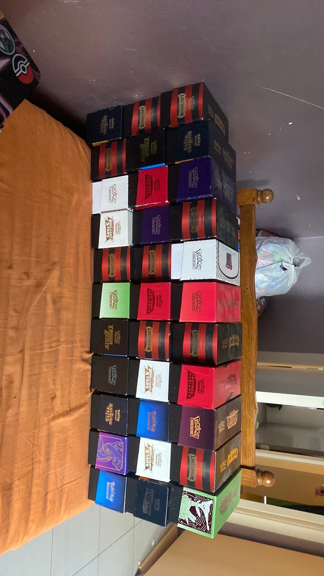 Lege pokemon dozen, Ophalen, Gebruikt