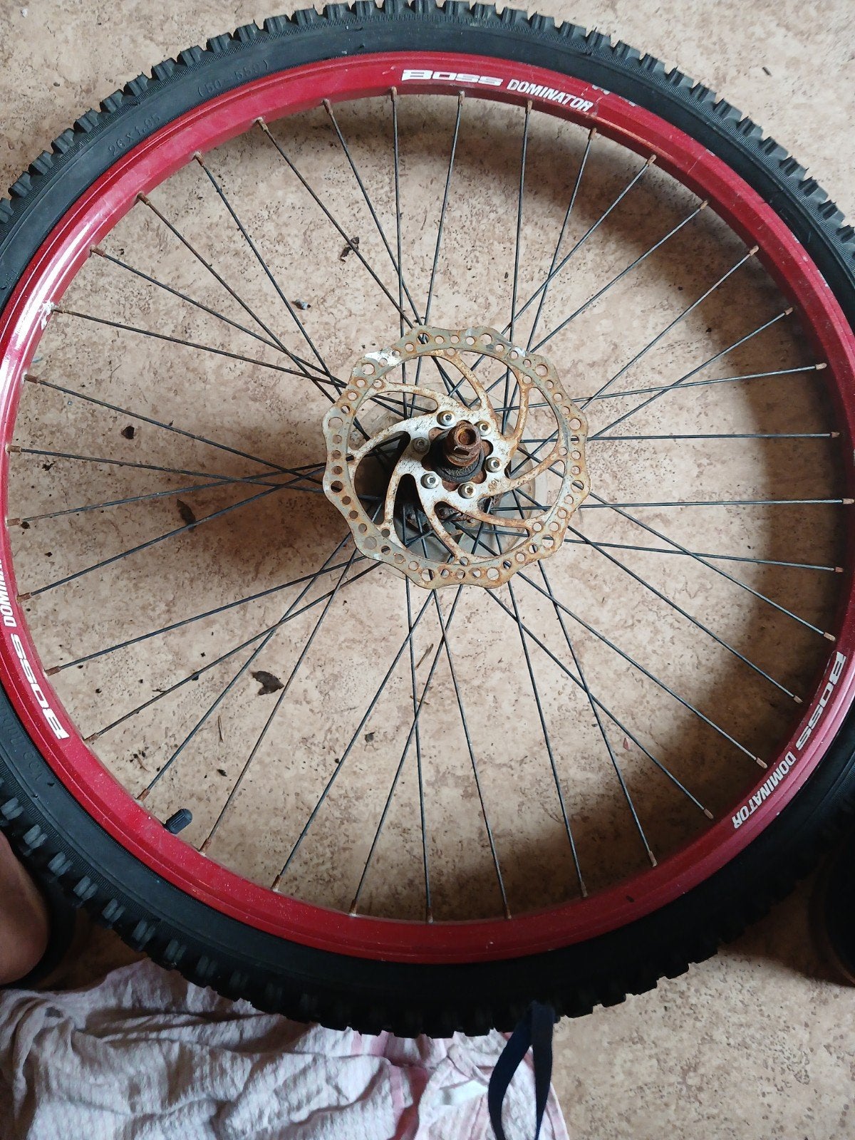 jante vtt 26’́’ avec disque., Vélos & Vélomoteurs, Enlèvement, Pneu