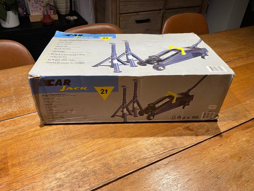 cric de voiture de 2 tonnes avec blocs, Enlèvement, Neuf, Hydraulique, Cric de garage