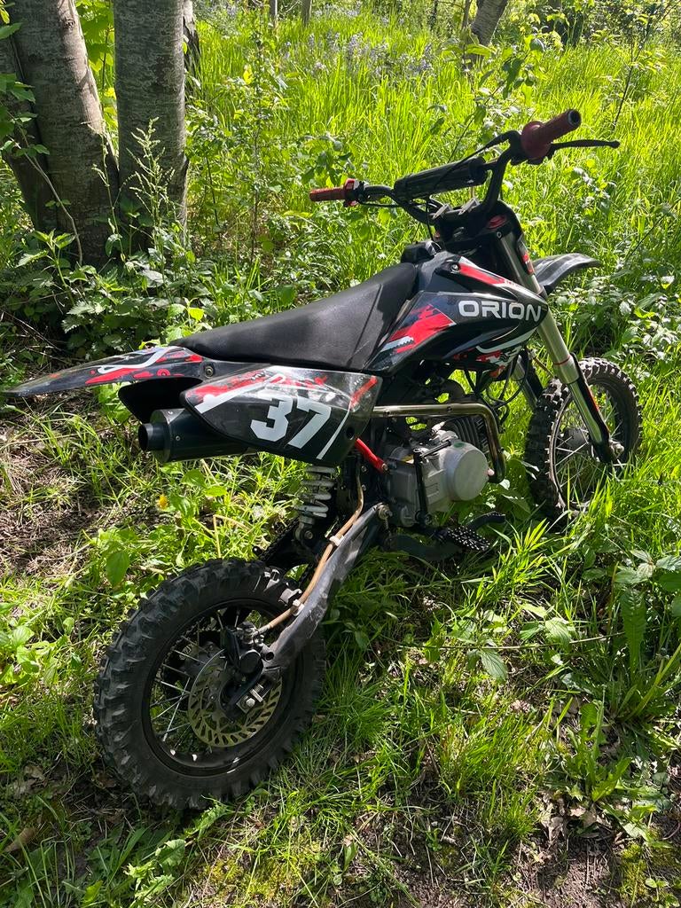 Pitbike orion 140cc, Fietsen en Brommers, Minibikes, Midibikes en Pitbikes, Schijfrem, Ophalen, 140 cc, Pitbike