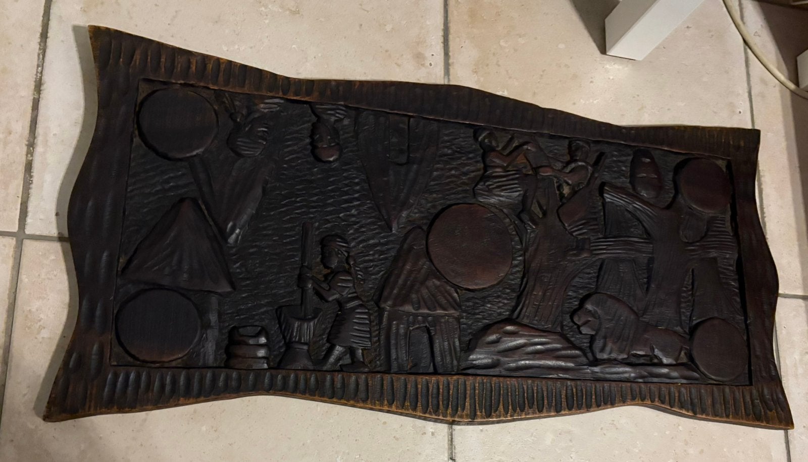 AFRIKAANSE KUNST HOUTSNIJWERK, Ophalen, Beeld, Hout