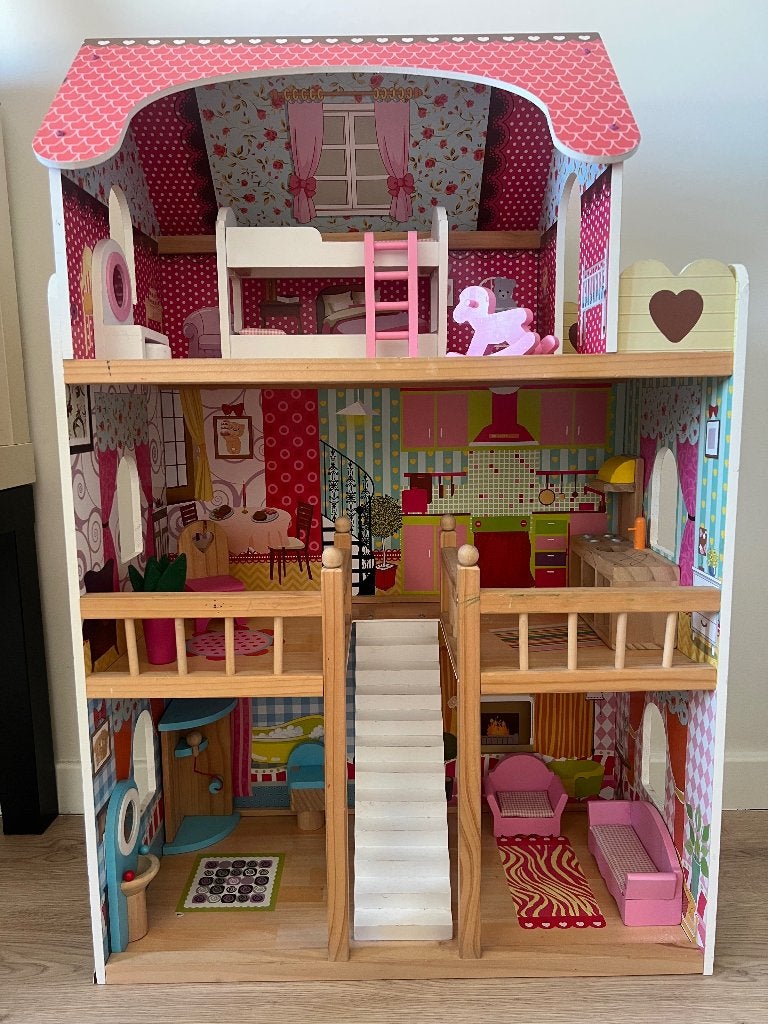 Poppenhuis, Kinderen en Baby's, Ophalen, Gebruikt, Poppenhuis