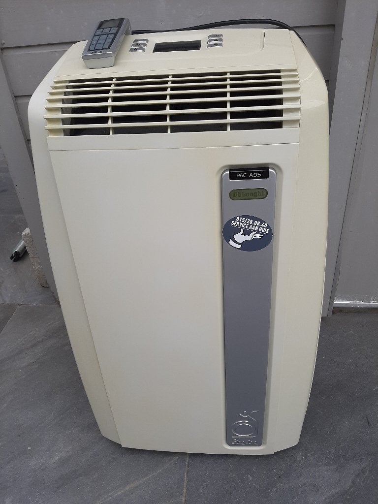 MOBIELE AIRCO DELONGHI 9500 BTU, Elektronische apparatuur, Airco's, Ophalen, Gebruikt, Minder dan 60 m³, 3 snelheden of meer