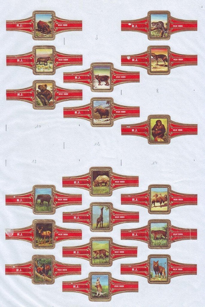Diverse sigarenbanden 1 : verschillende merken, Ophalen of Verzenden, Sigarenbandjes