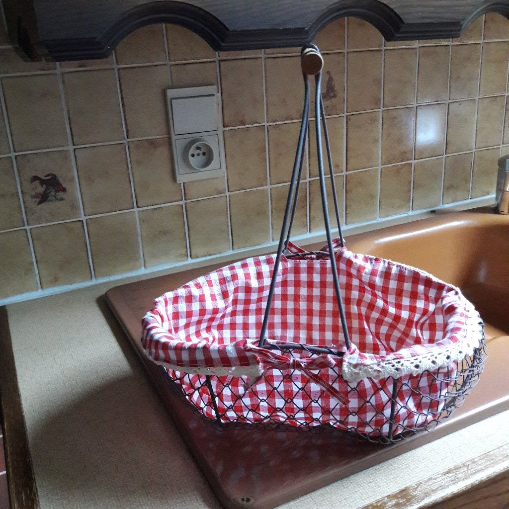 decoratie mandje ovaal 30cm, Huis en Inrichting, Ophalen, Nieuw, Ovaal, Met hengsel