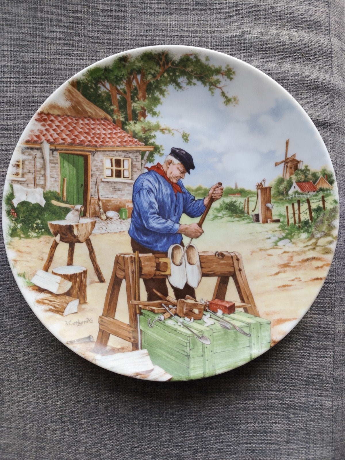 prachtige wandborden, Ophalen