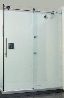 Porte de douche coulissante Aquaconcept, Enlèvement, Comme neuf, Chrome, Douche