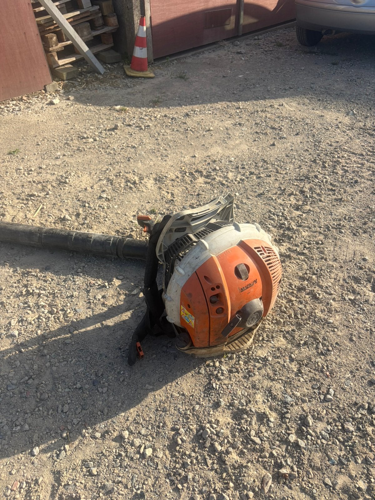 Stihl br 600 magnum, Ophalen, Gebruikt