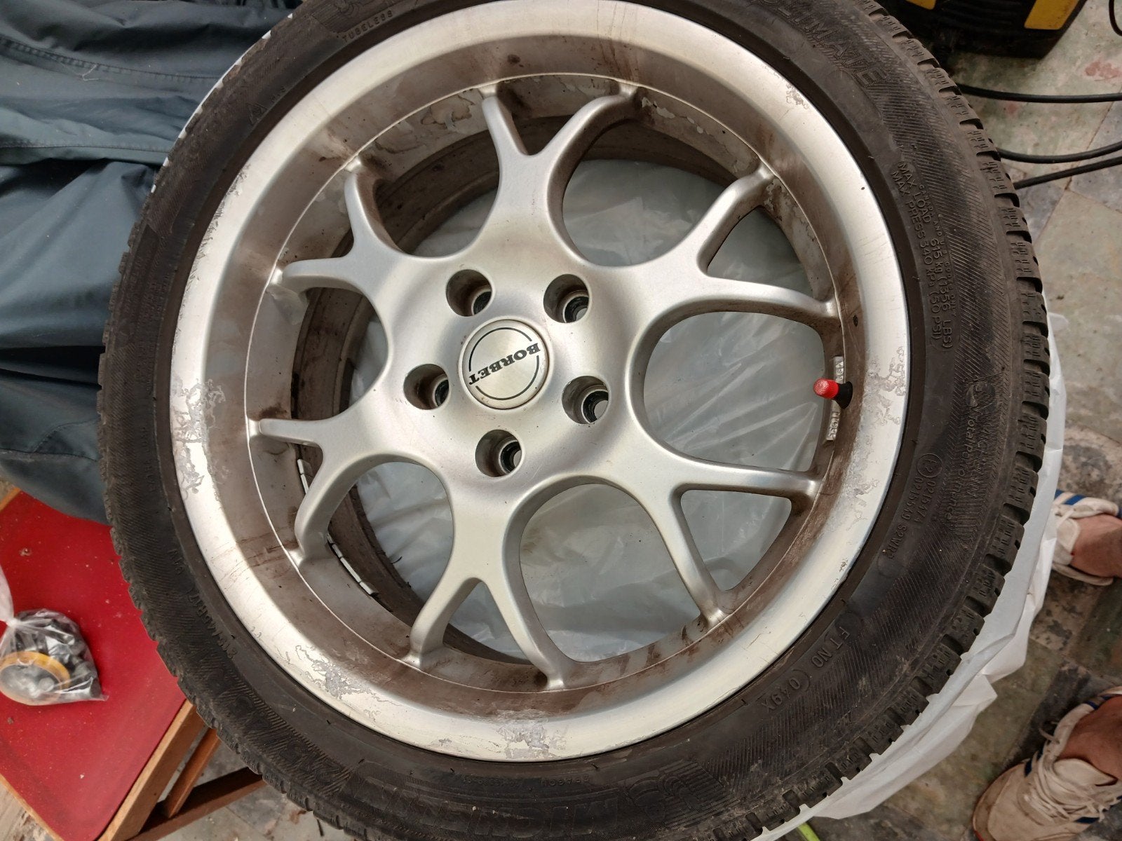 jantes borbet pour mercedes w124 ...., Auto-onderdelen, Ophalen, 16 inch, Band(en)