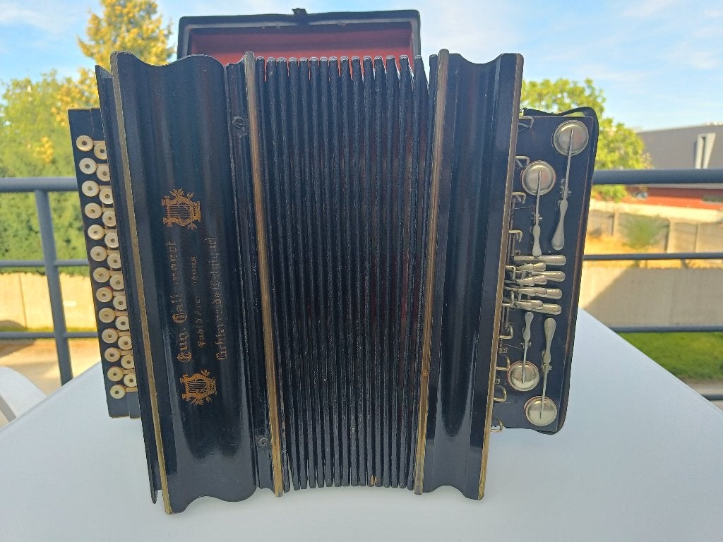 Accordeon, Ophalen, Gebruikt, Knopaccordeon, Met koffer