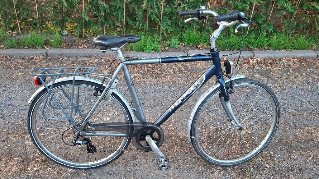 GROTE lichte THOMPSON 7v herenfiets ONDERHOUD GEHAD 100% oké, Vitesses, Frein sur jante, 57 à 61 cm, Comme neuf