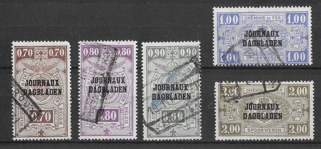 Belgische postzegels  -  dagbladzegels, Postzegels en Munten, Postzegels | Europa | België, Verzenden, Gestempeld