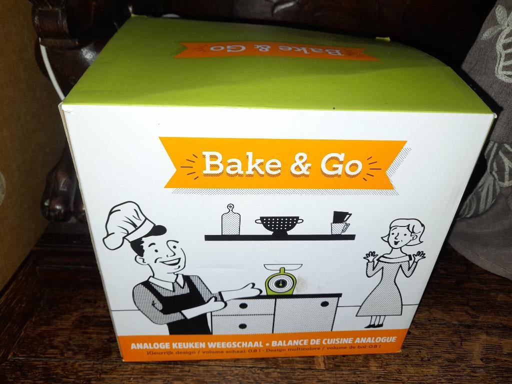 Analoge keuken weegschaal, Ophalen