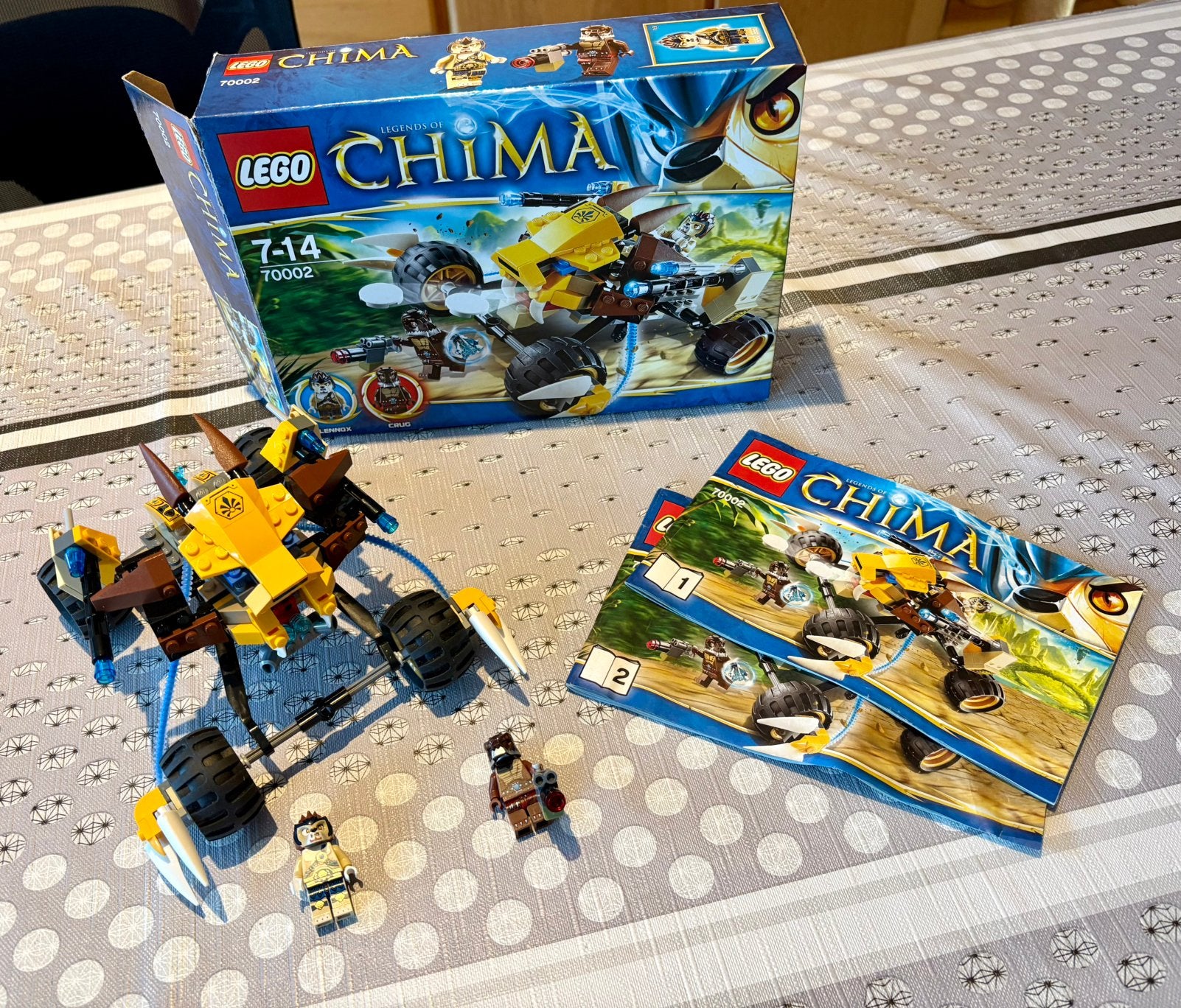 Lego 70002 chima lenox lion attack, Ophalen, Zo goed als nieuw, Compleet, Lego