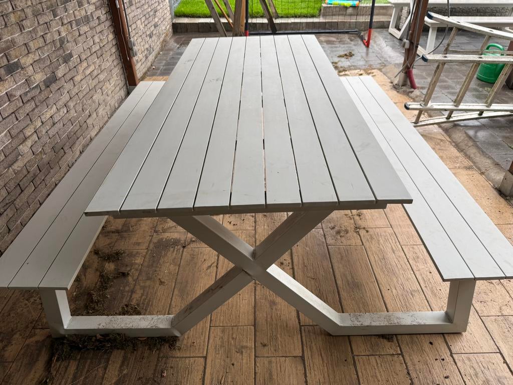 Picknicktafel, Tuin en Terras, Ophalen, Zo goed als nieuw