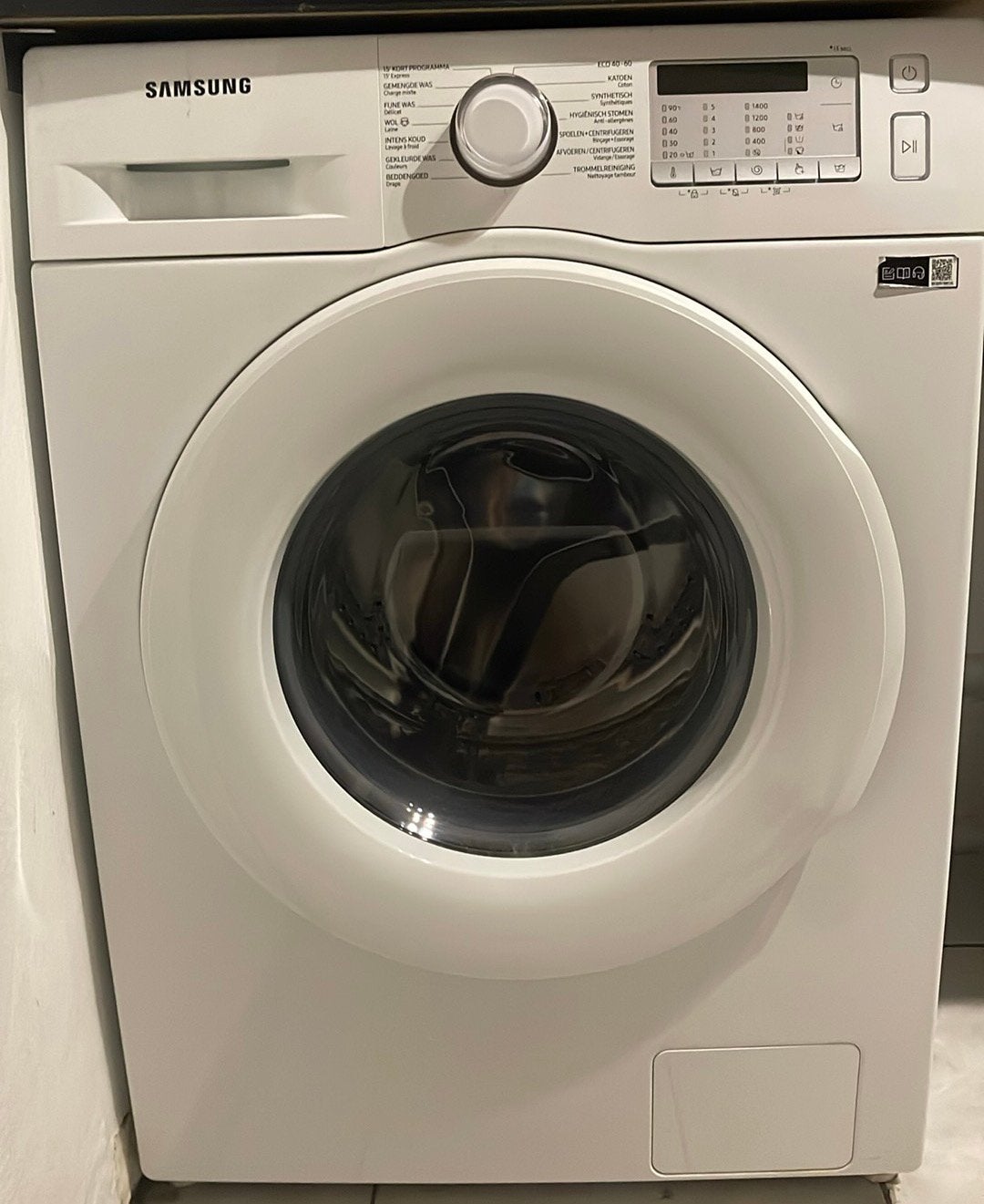 Lave machine samsung 9kg, Electroménager, 8 à 10 kg, Enlèvement, Utilisé, 1200 à 1600 tours
