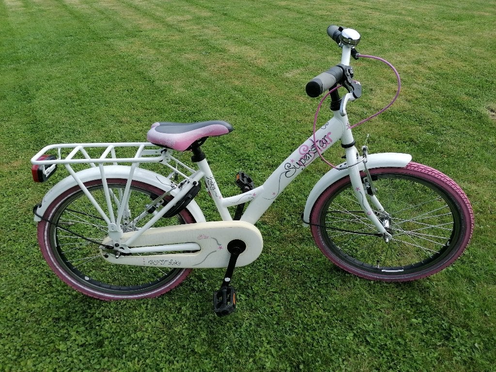 20" meisjesfiets LOEKIE, Fietsen en Brommers, Ophalen, Terugtraprem, Gebruikt, Loekie