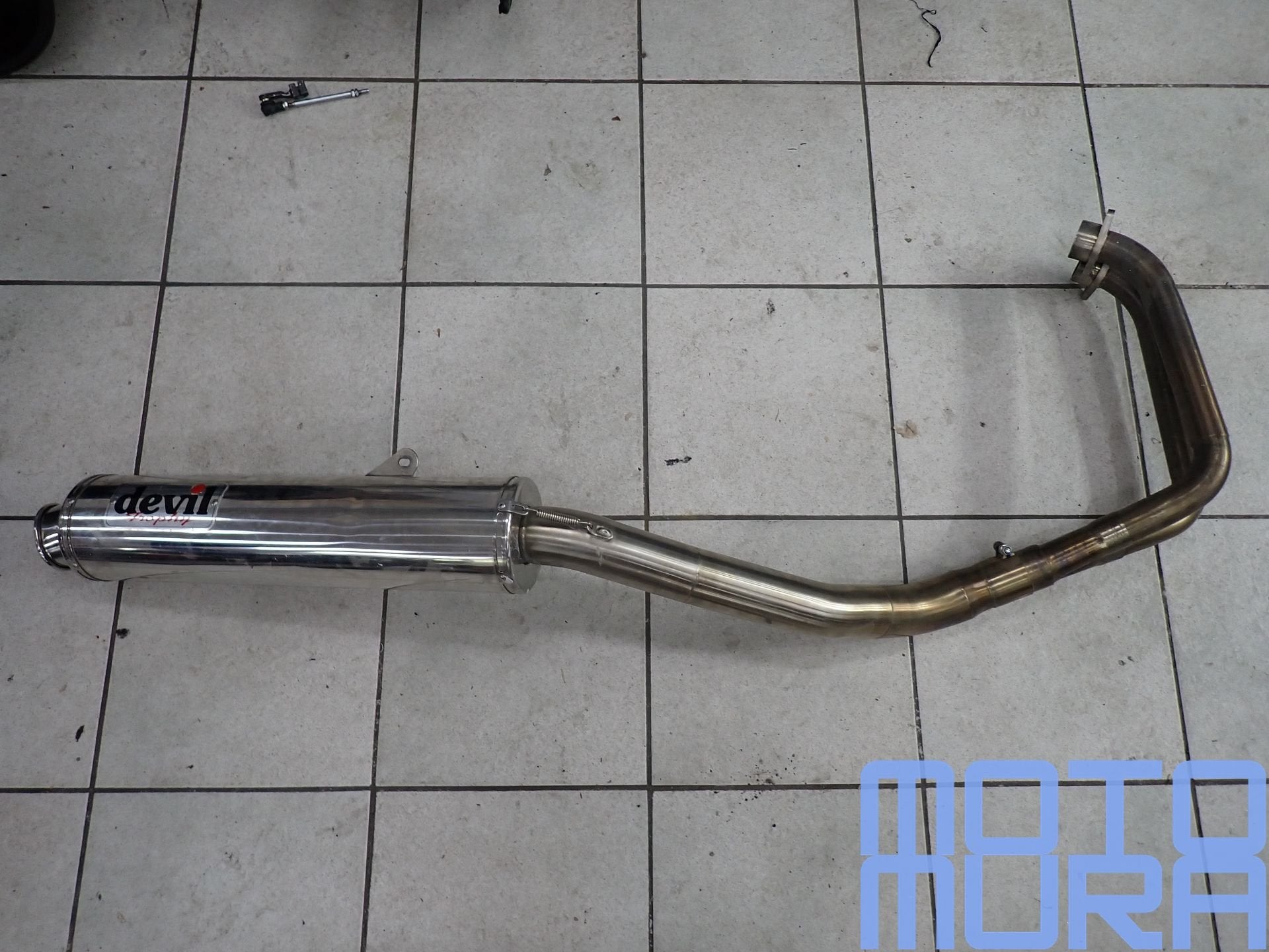 Yamaha TDM 900 2001 - 2004 sport uitlaat devil uitlaatsystee, Motoren, Onderdelen | Yamaha, Gebruikt, Ophalen of Verzenden