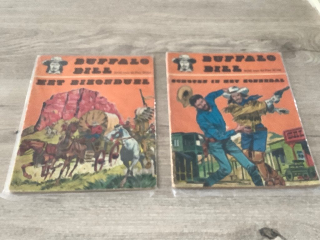 Buffalo Bill verschillen vintage strips, Boeken, Meerdere stripboeken, Ophalen of Verzenden, Gelezen, Onbekend