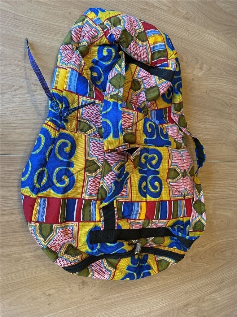 Handgemaakte Djembe Drum Tas uit Ghana, Enlèvement ou Envoi, Comme neuf